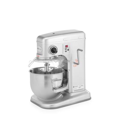 Profesionální planetární mixér itrů, HENDI, Kitchen Line, 7L, Stříbrná, 230V/650W, 317x440x(H)490mm | 222829